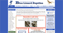 Desktop Screenshot of bluelizardreptiles.co.uk