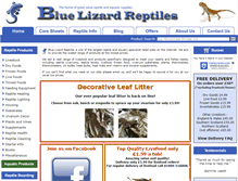 Tablet Screenshot of bluelizardreptiles.co.uk